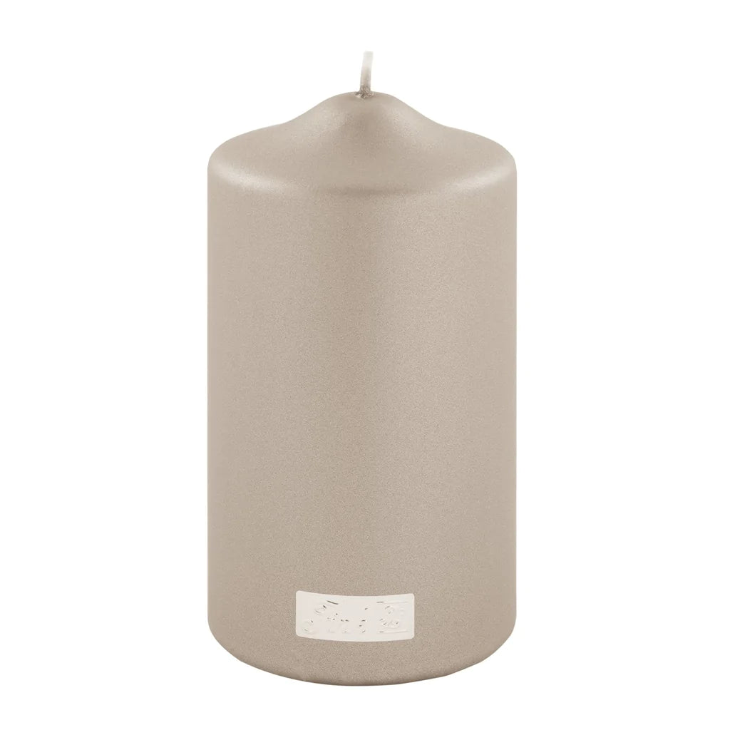 Taupe Candle 15cm