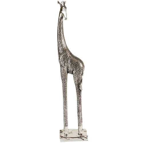 Petite girafe argentée