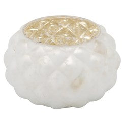 The Noel Collection Small White Votive Candle Holder