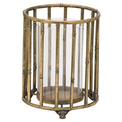 Metallic Bamboo Lantern