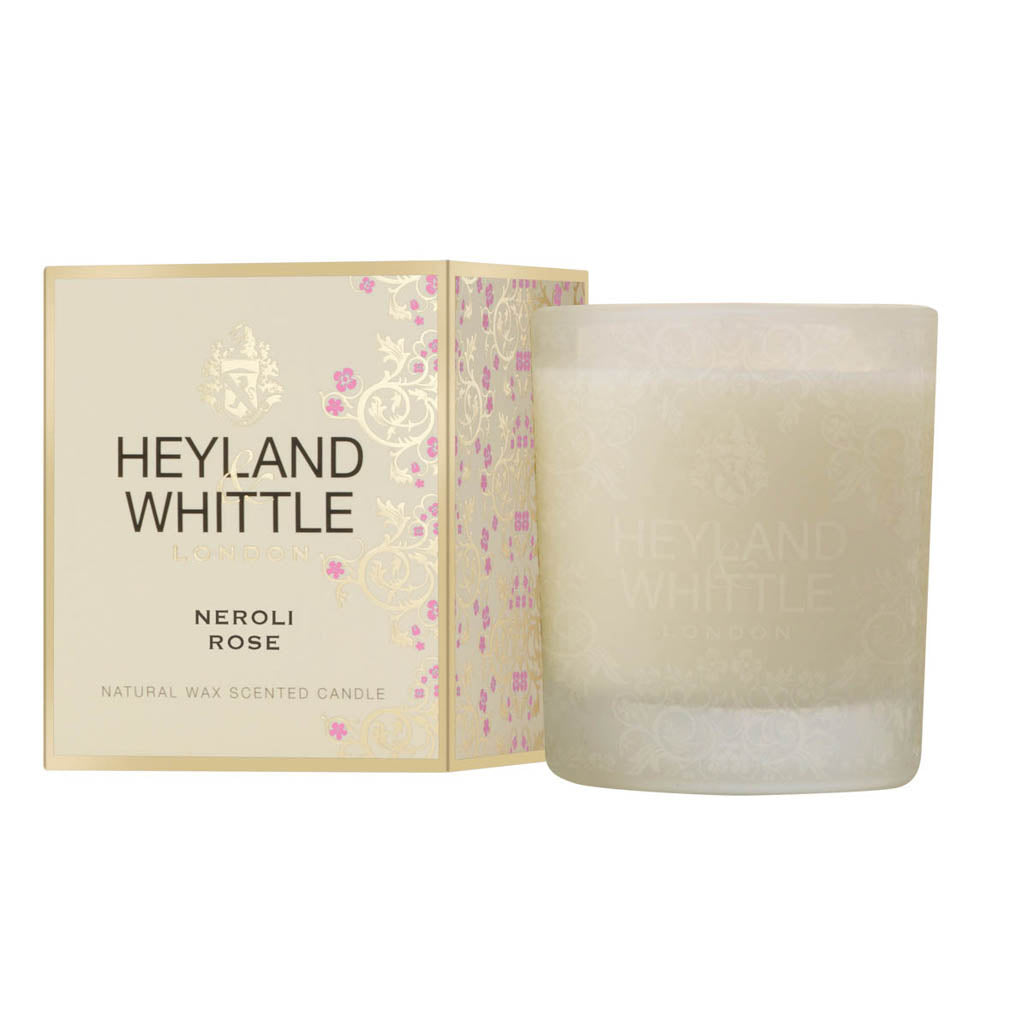 Gold Classic Neroli Rose Candle in a Glass