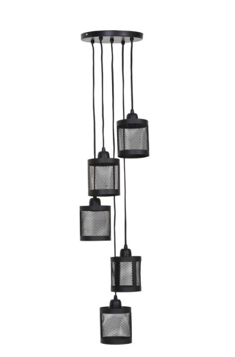 Hanging Lamp LAETITIA Matt Black