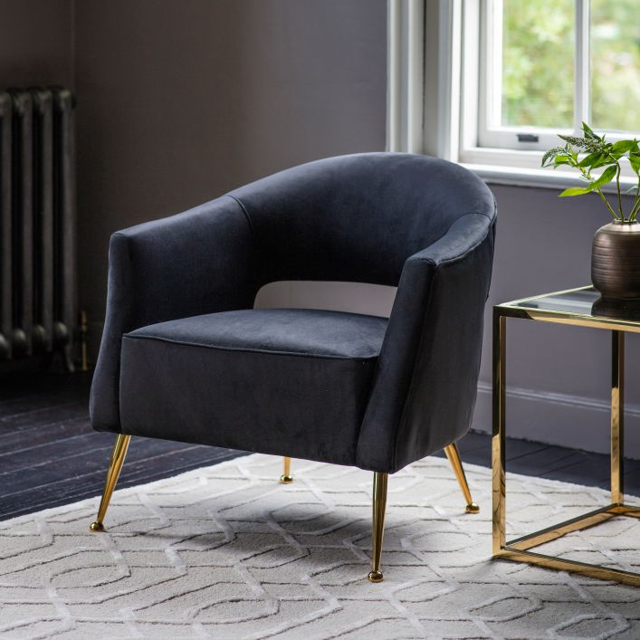 Velvet Armchair
