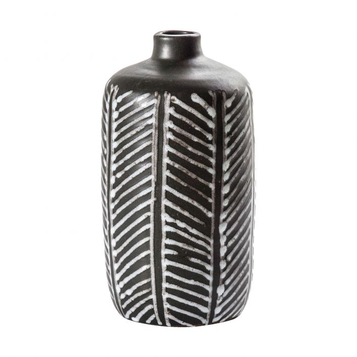 Black Siena Ceramic Vase