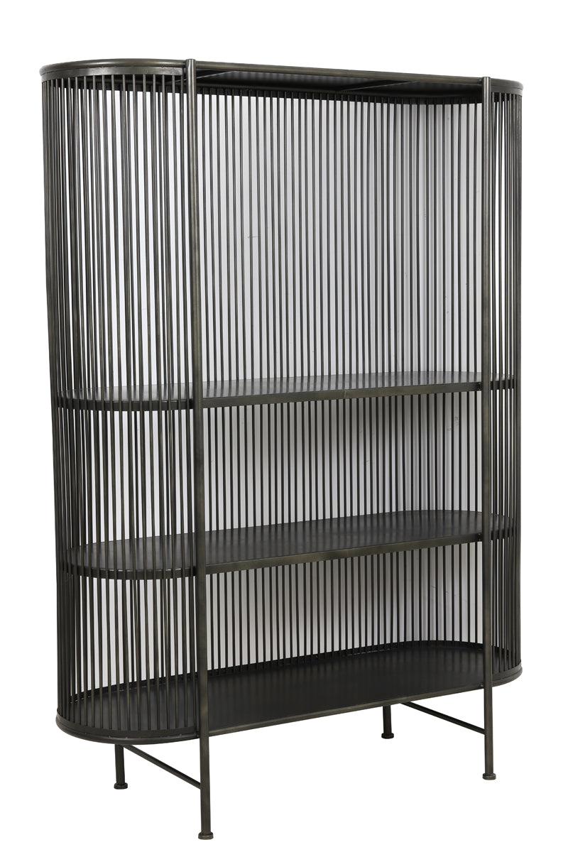 Black Open Cabinet