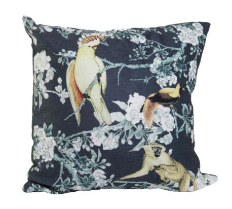 Boom Print Black-green Cushion