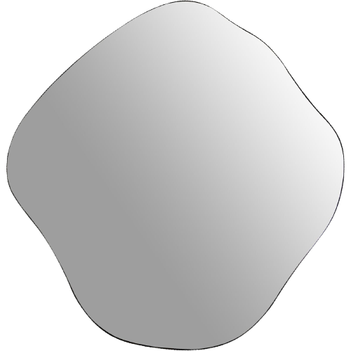 Organic Metal Framed Mirror Oak Wood Finish Various Sizes