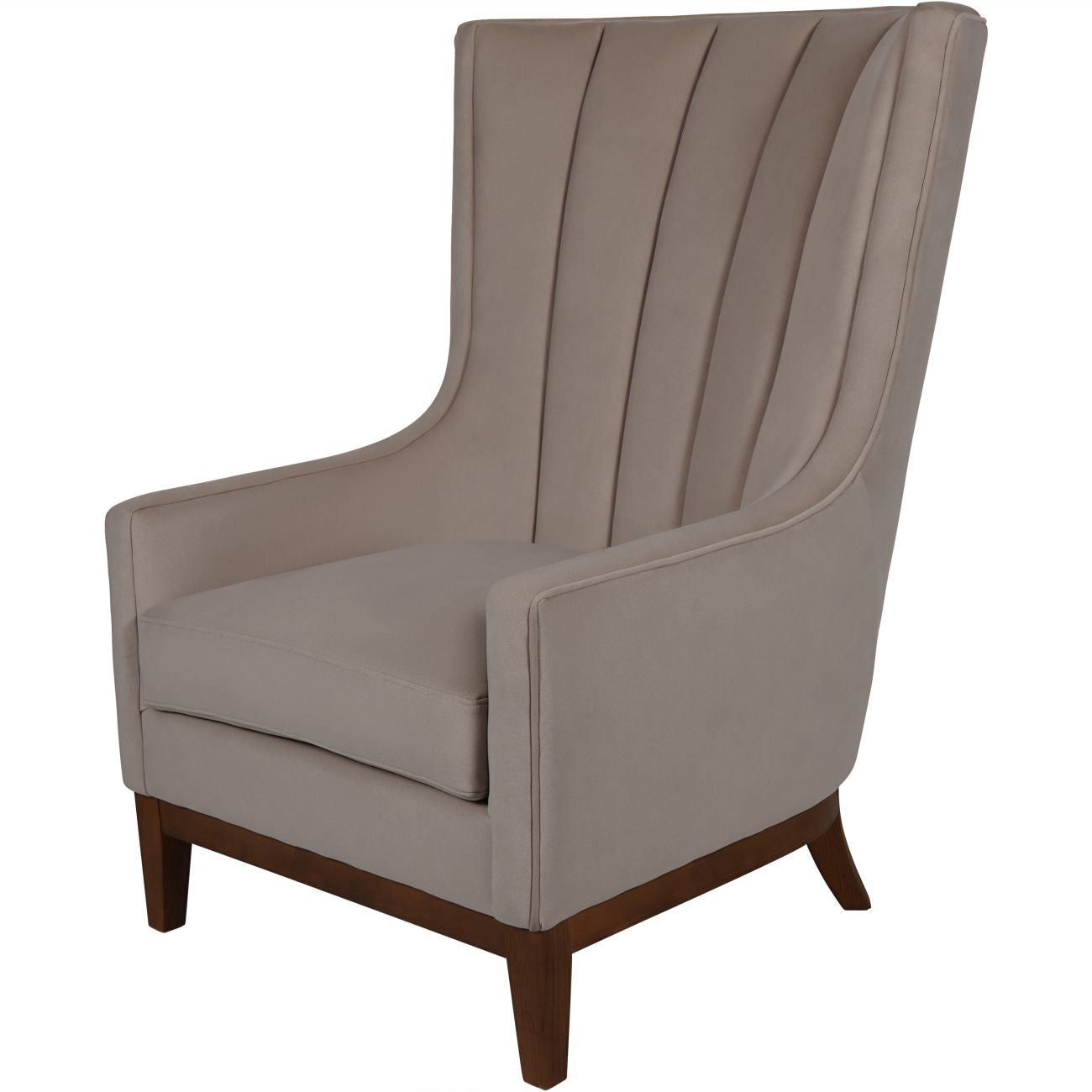 Fran Taupe Upholstered Occasional Chair