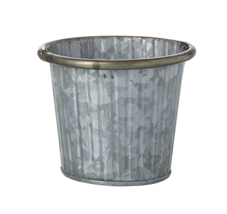 Alford Planter Grey Zinc Small