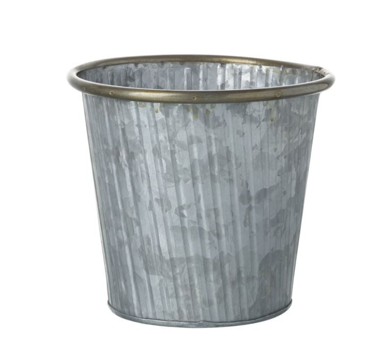 Alford Planter Grey Metal Large