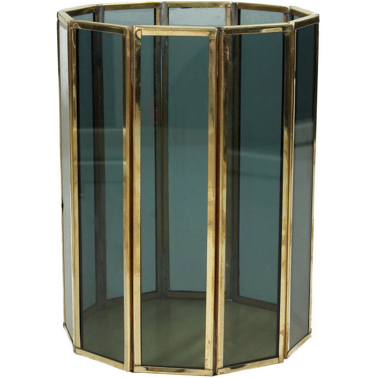 Hurricane Glass Blue Medium