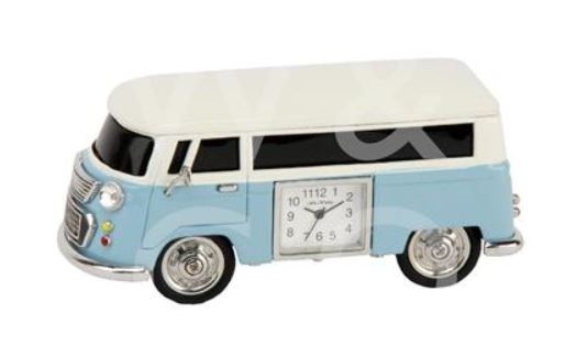 William Widdop® Miniture Clock - Blue Campervan