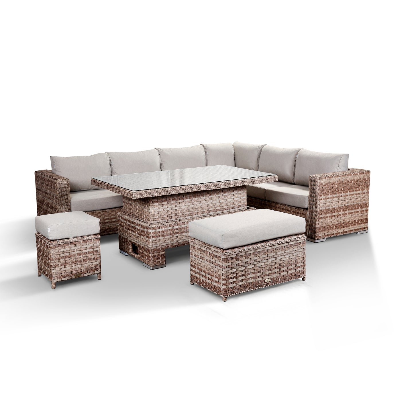 Lucca Garden Rattan Corner Set