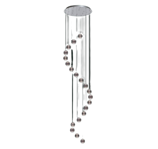 Diamante 20Lt Round Chrome