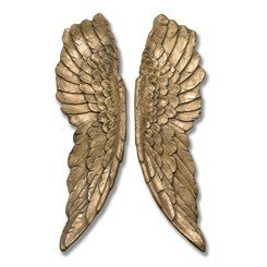 Gold Angel Wings Large