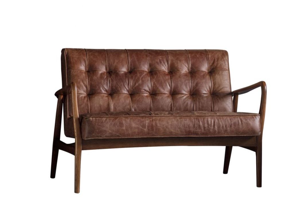 Humber 2 Seater Leather Sofa