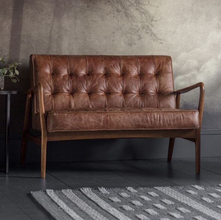 Humber 2 Seater Leather Sofa