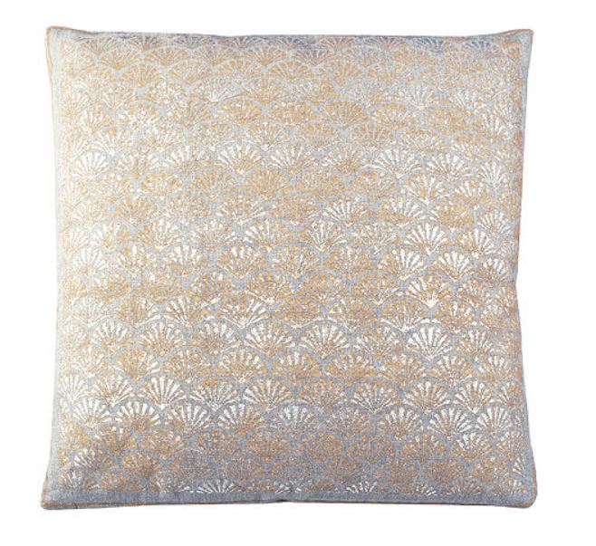 Oriental fuji fan cushion