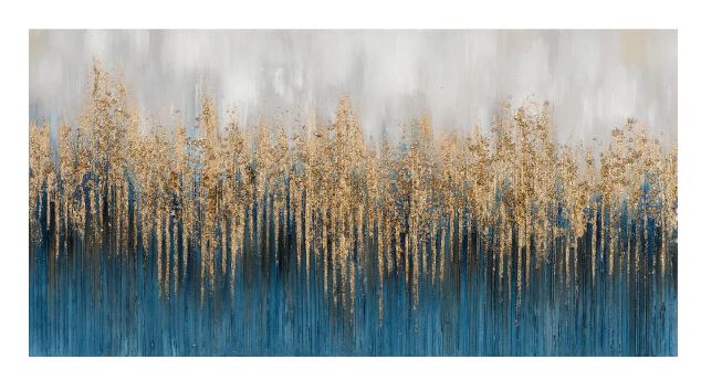Azures Oil Painted Canvas
