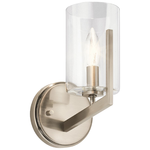 Single Wall Light in Classic Pewter Finish