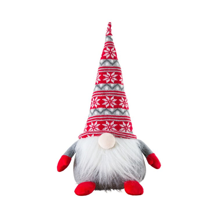 Gonk Fairisle Doorstop Red