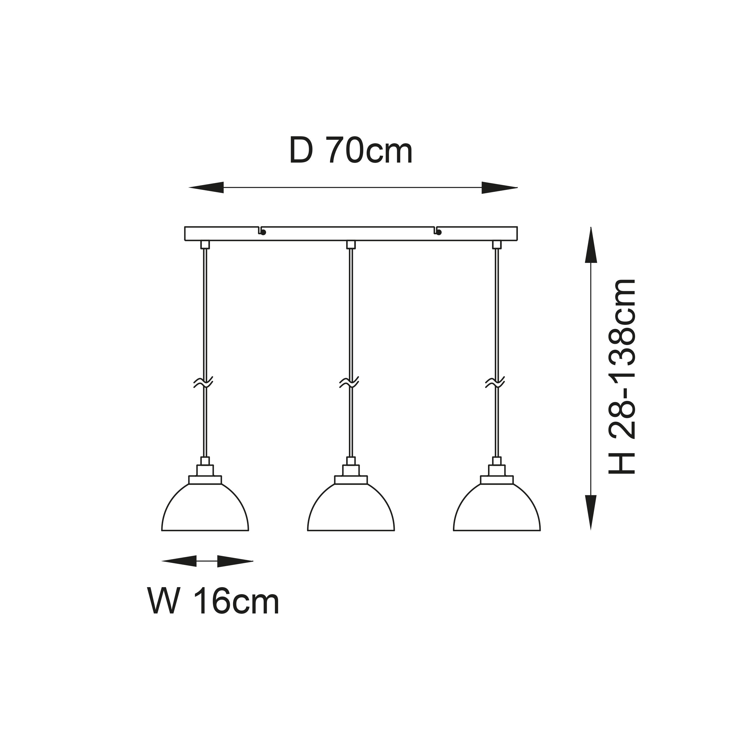 3lt Linear Pendant Silver