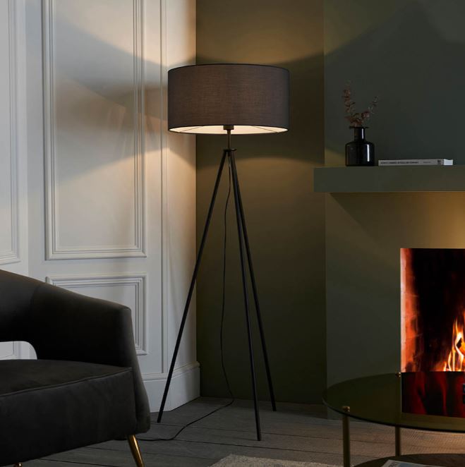 Black Tripod Floor Lamp