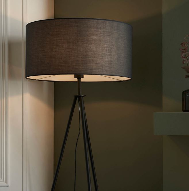 Black Tripod Floor Lamp