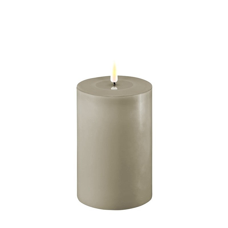 Sand Real Flame LED Candle 10x15cm