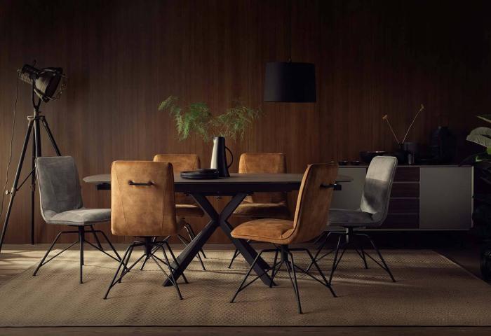 Lola Dining Chair Gold - Pair