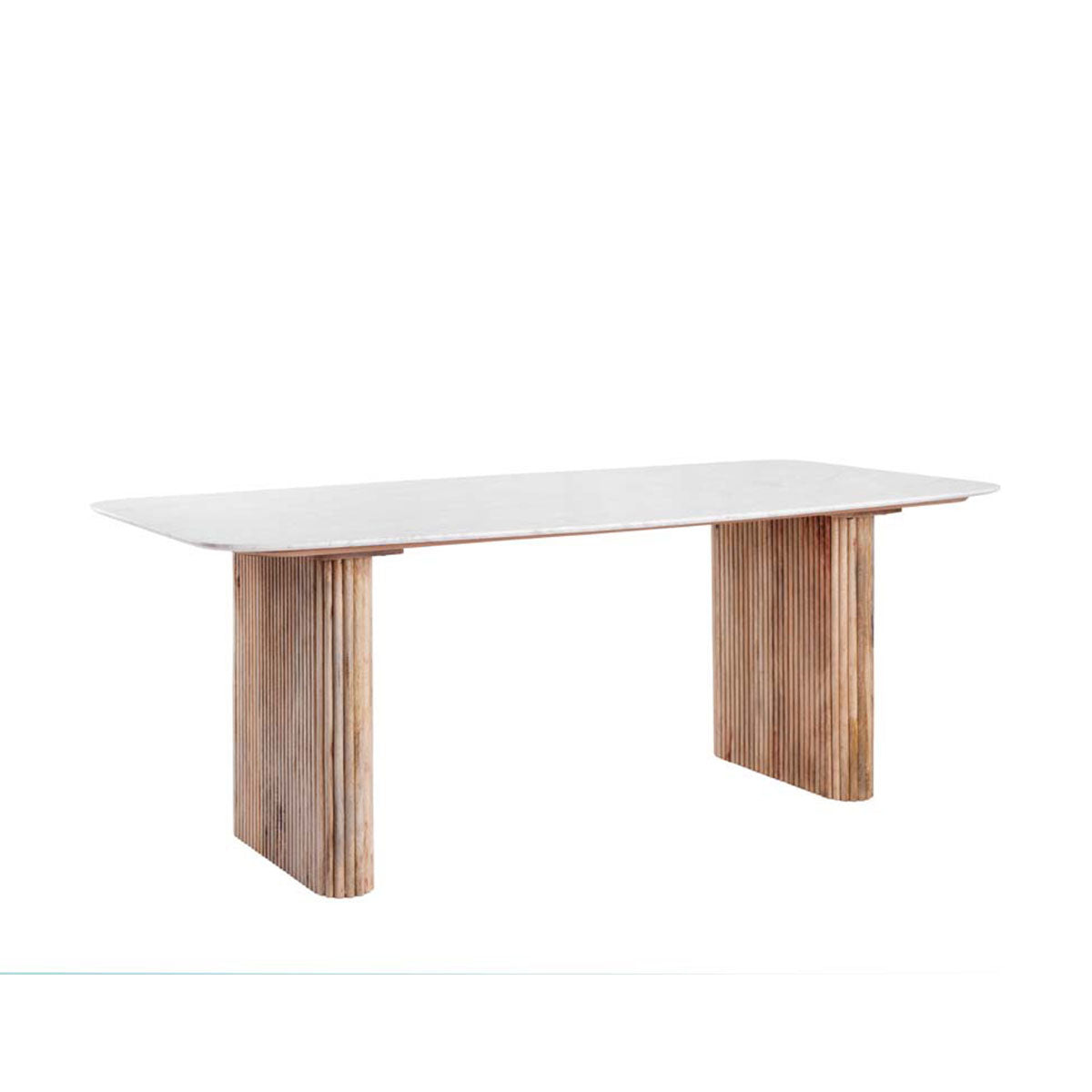 Reed Mango Wood Dining Table 2m
