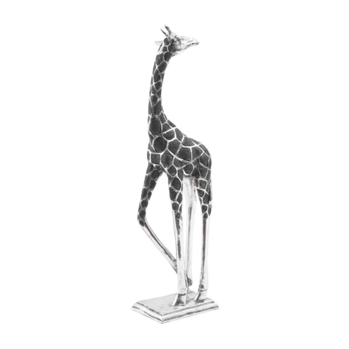 Giraffenskulptur mit dem Kopf nach hinten