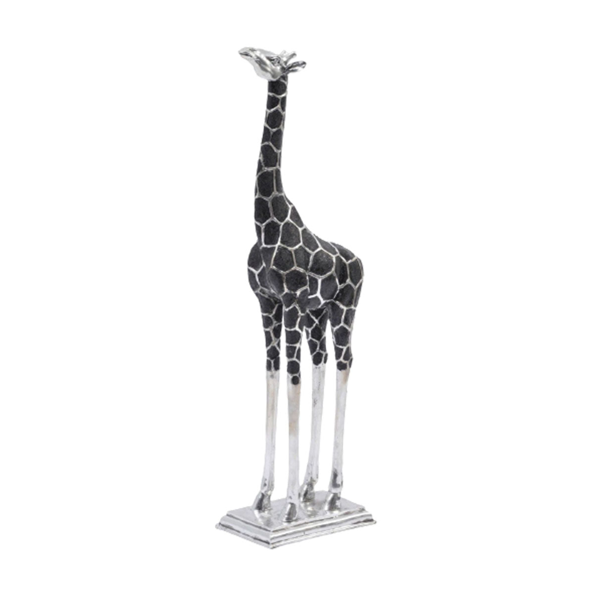 Sculpture de girafe géante tête en avant