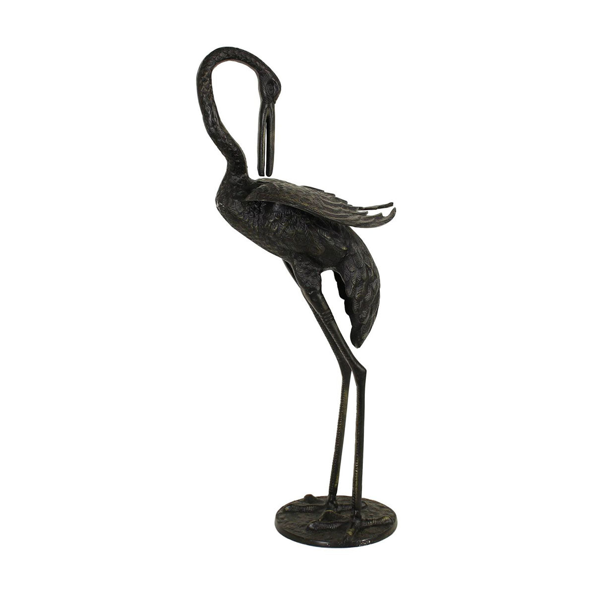 Okaido Ornamental Black Aluminium Crane