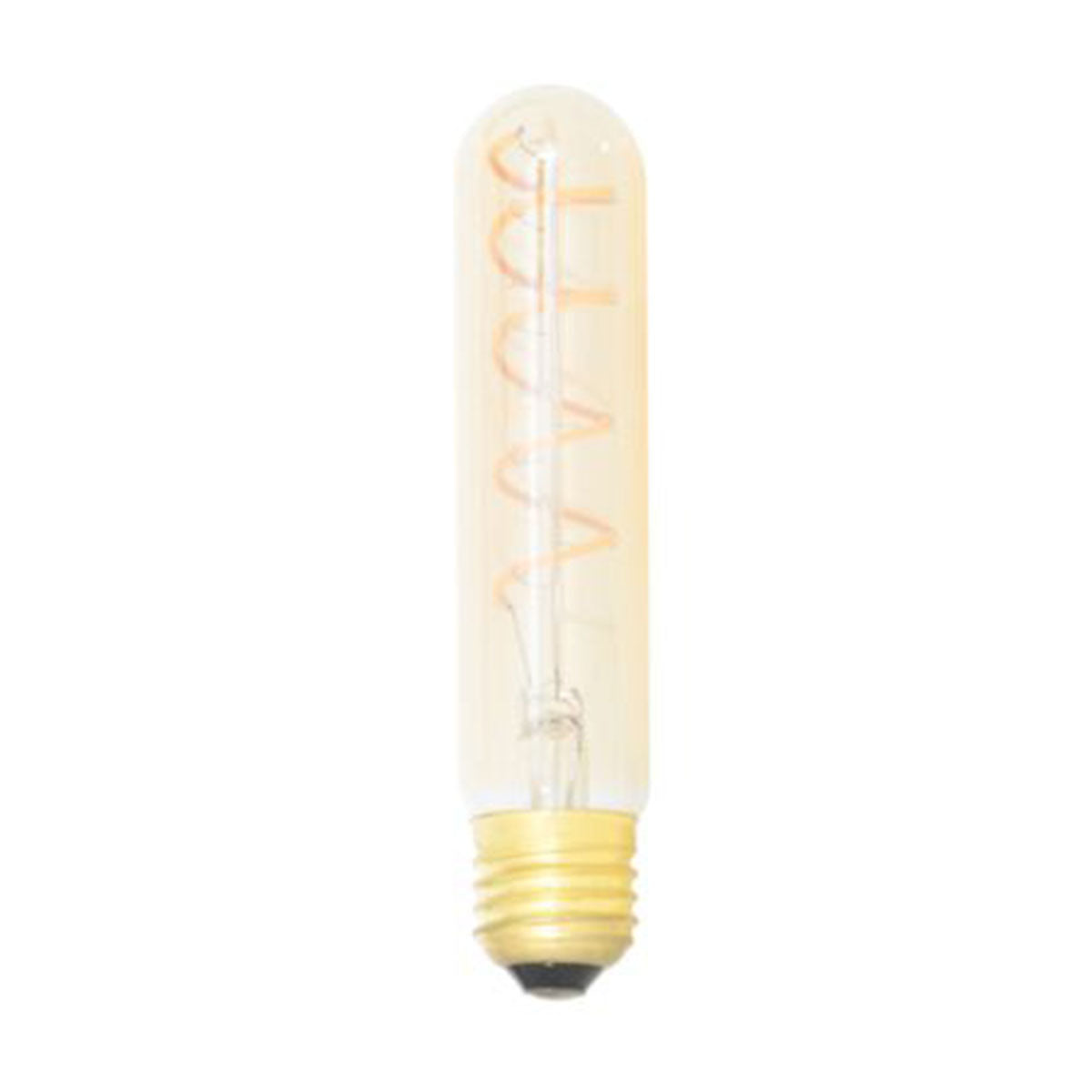 Deko-LED-Röhrenleuchte, 4 W, bernsteinfarben, E27, dimmbar