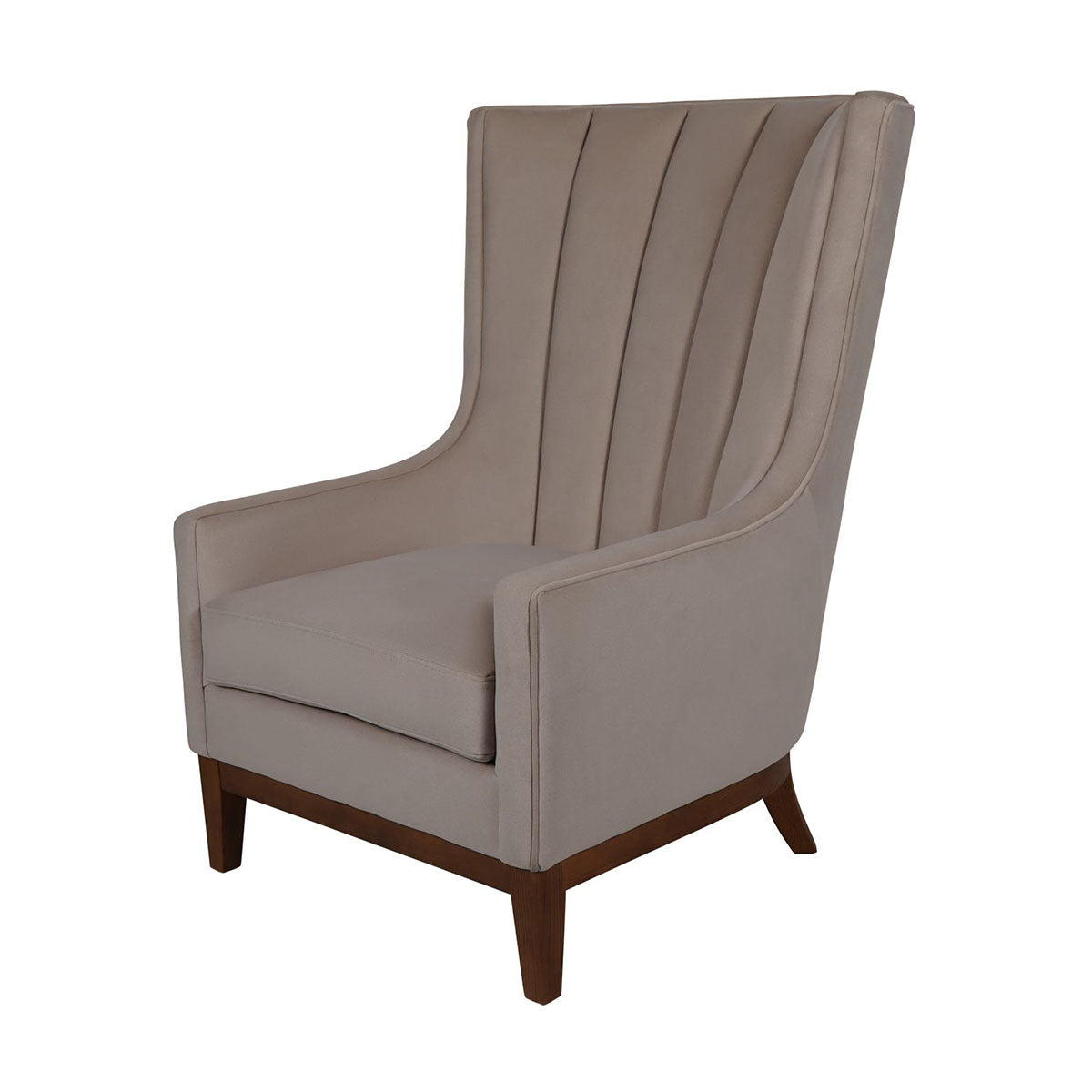 Fran Taupe Upholstered Occasional Chair