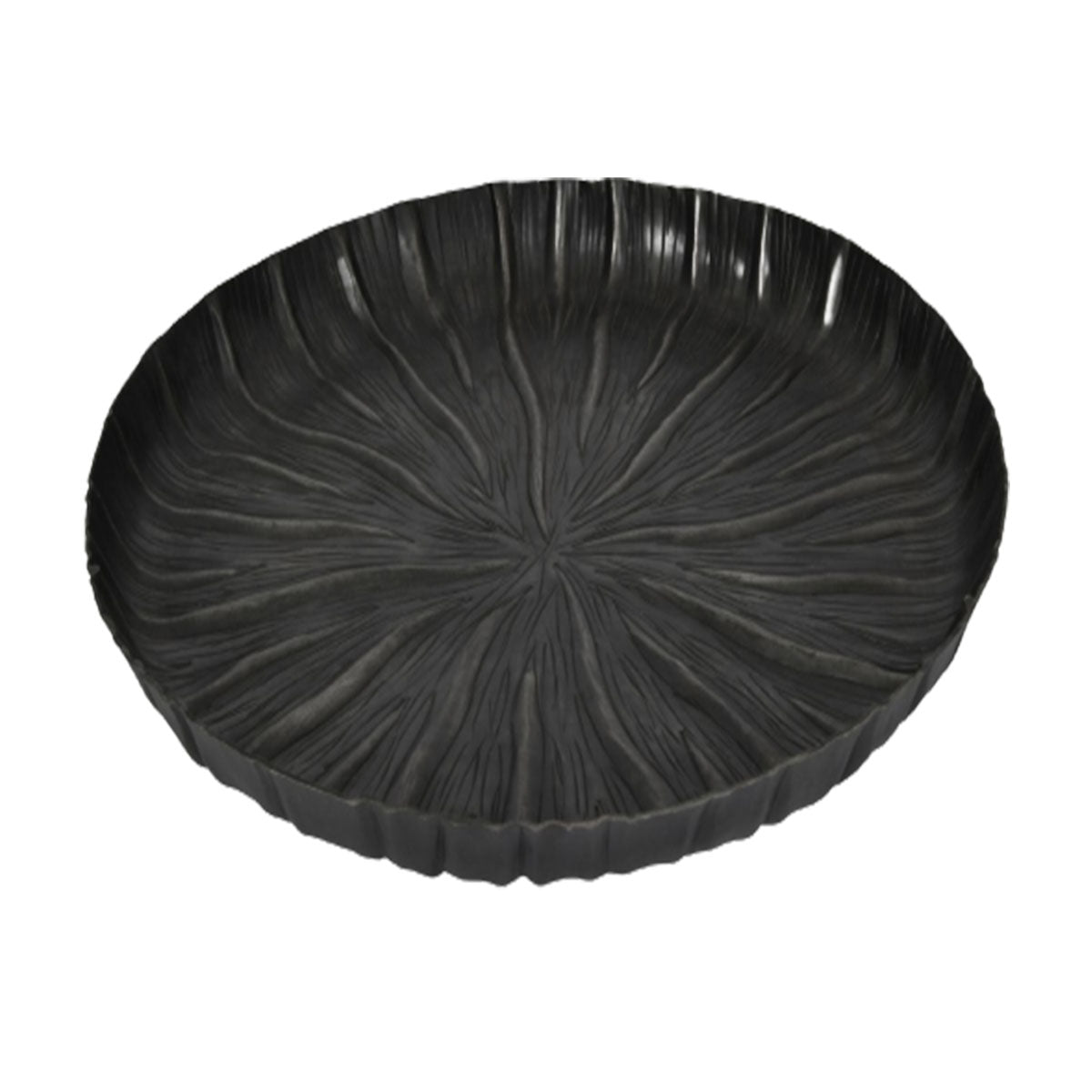 Schwarze Platte aus Aluminium