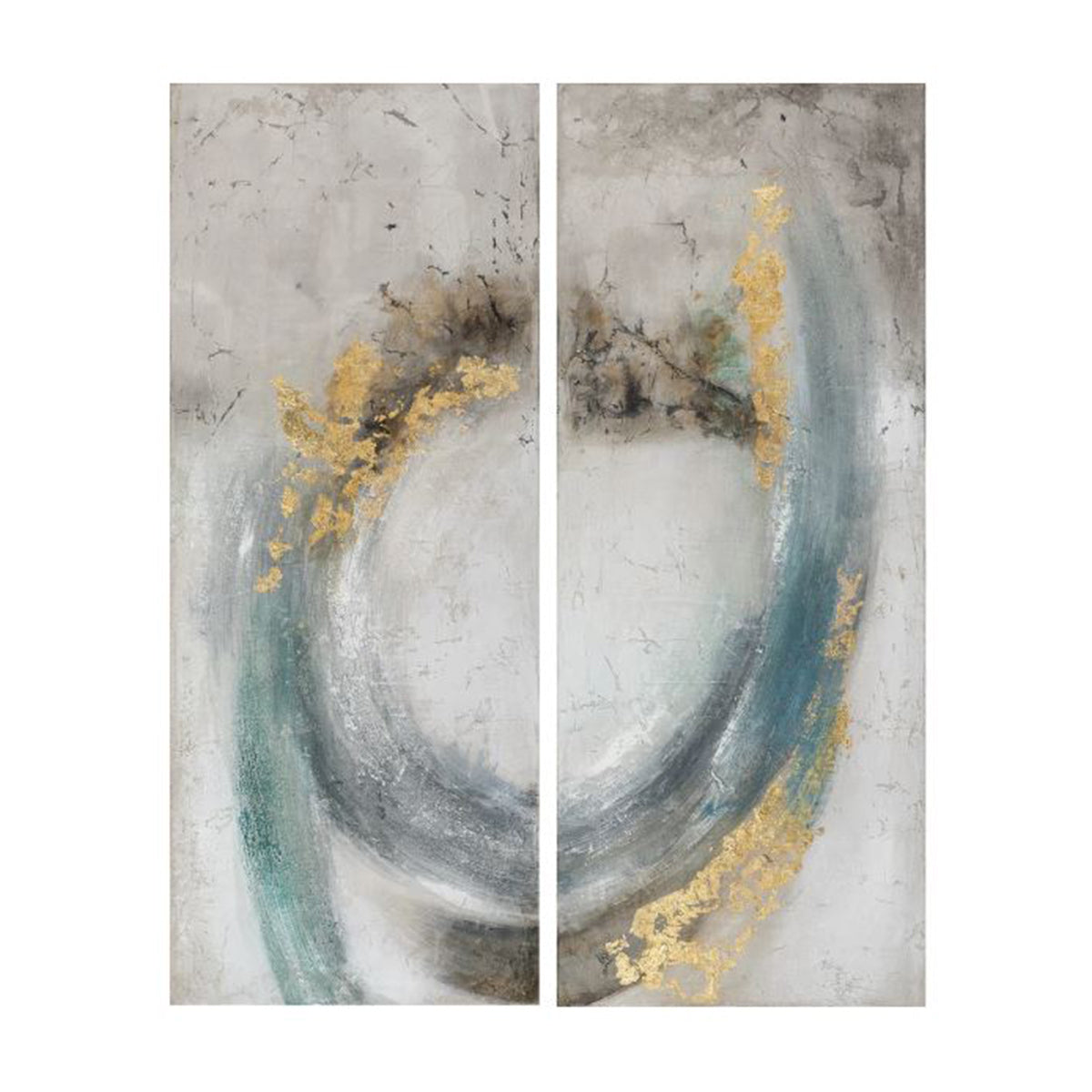 Circle Oil Canvas Pack of 2