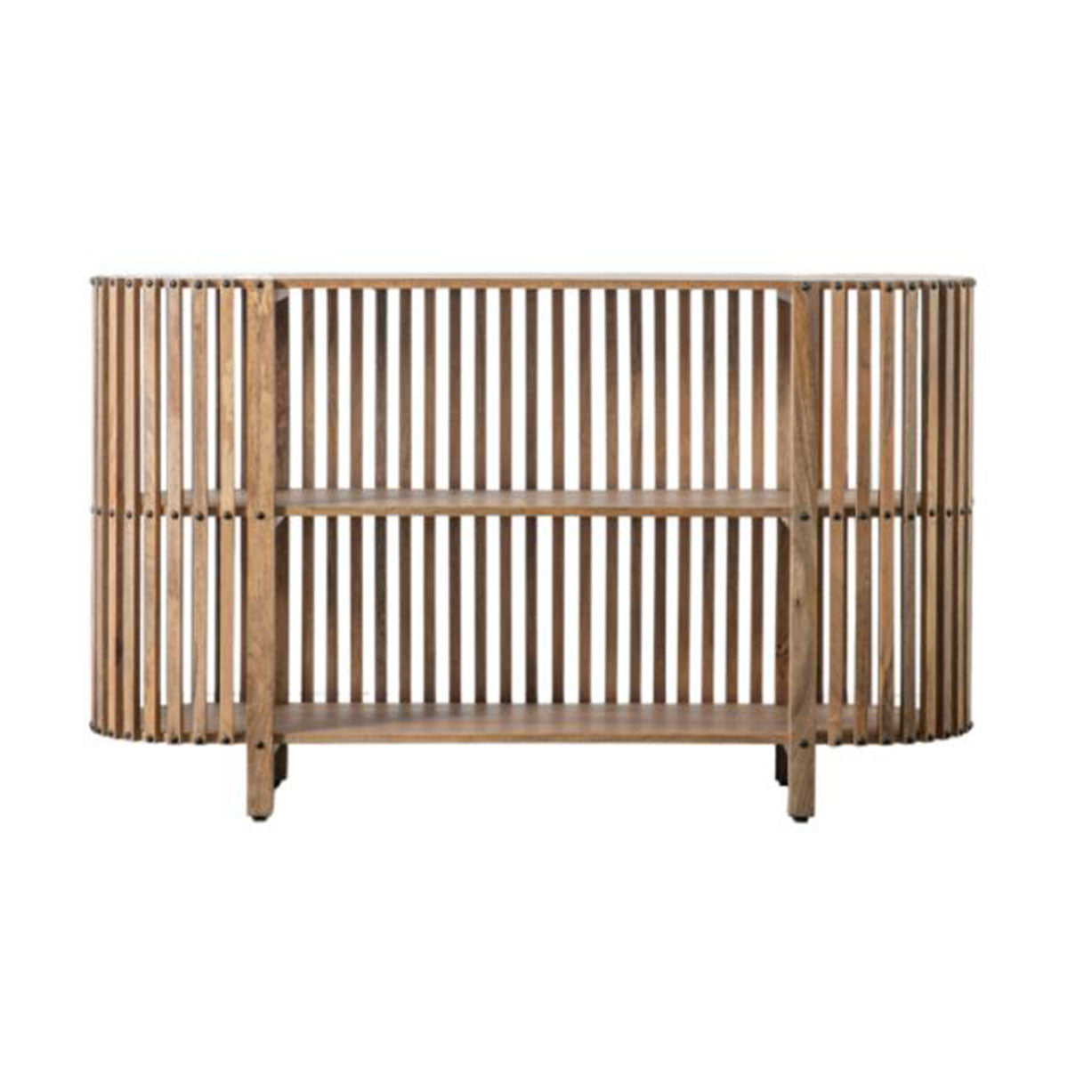 Voss Slatted Console Table