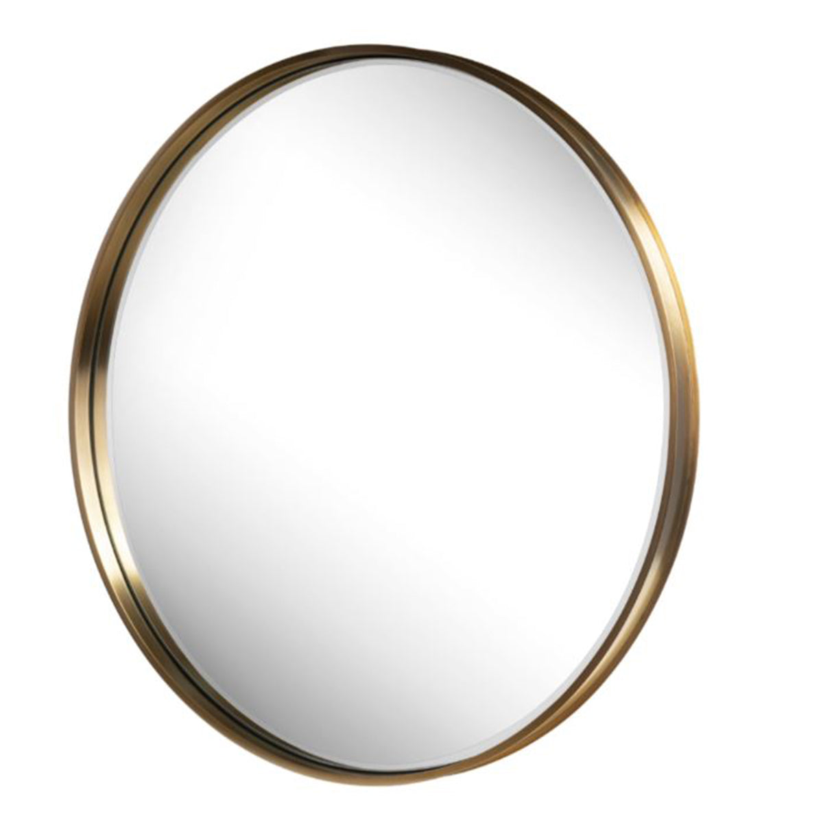 Riman Round Gold Mirror