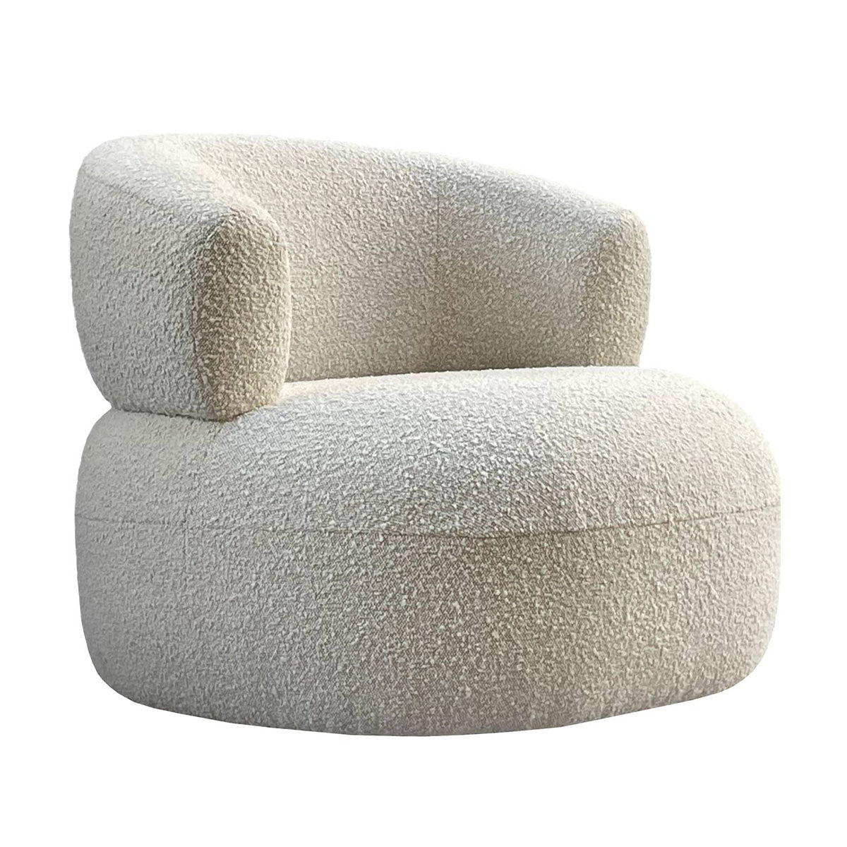 Olivia Occasional Chair in Boucle Ivory