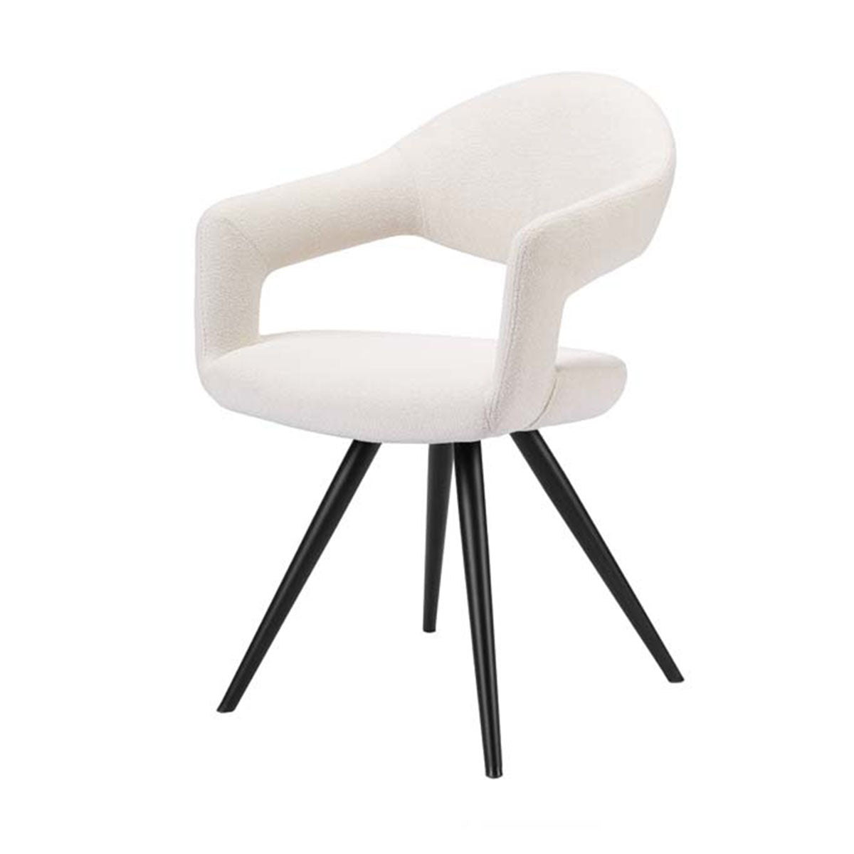 Fauteuil Jasmine Crème Boucle