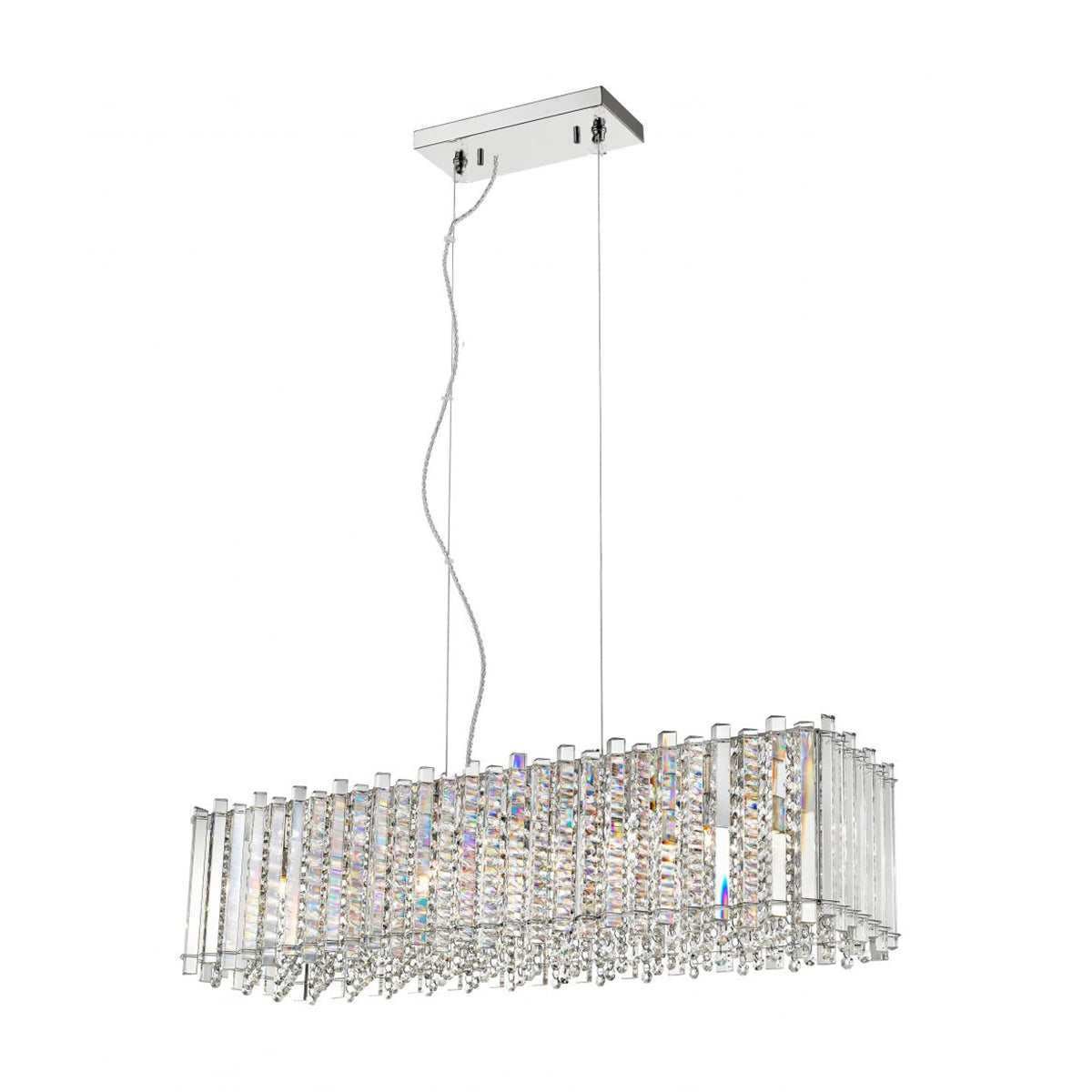 Lustre rectangulaire en cristal Vicenza