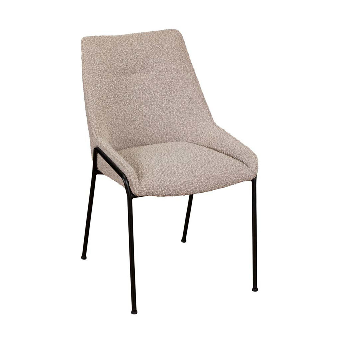 Chaise de salle à manger Anna Gris Boucle