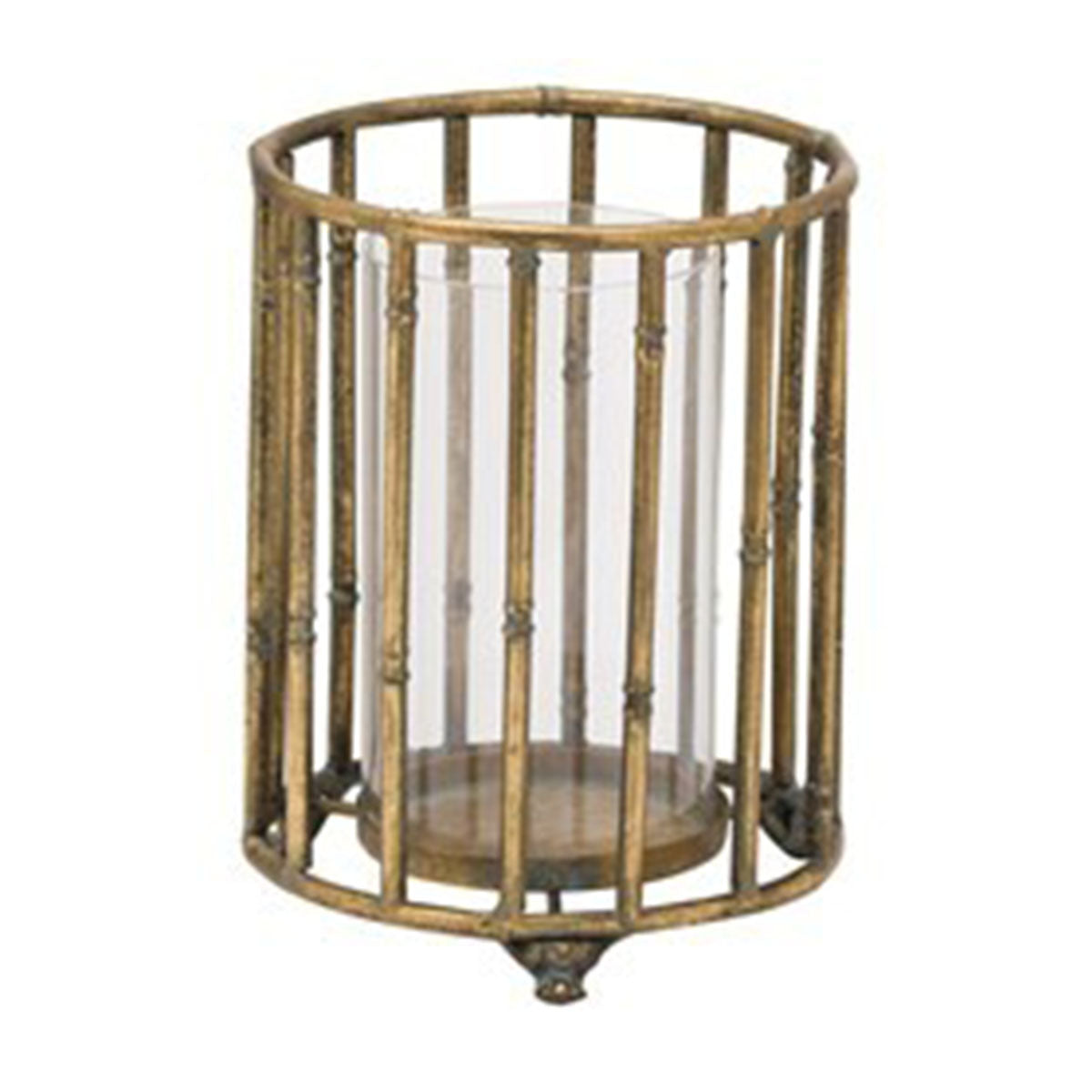 Metallic Bamboo Lantern