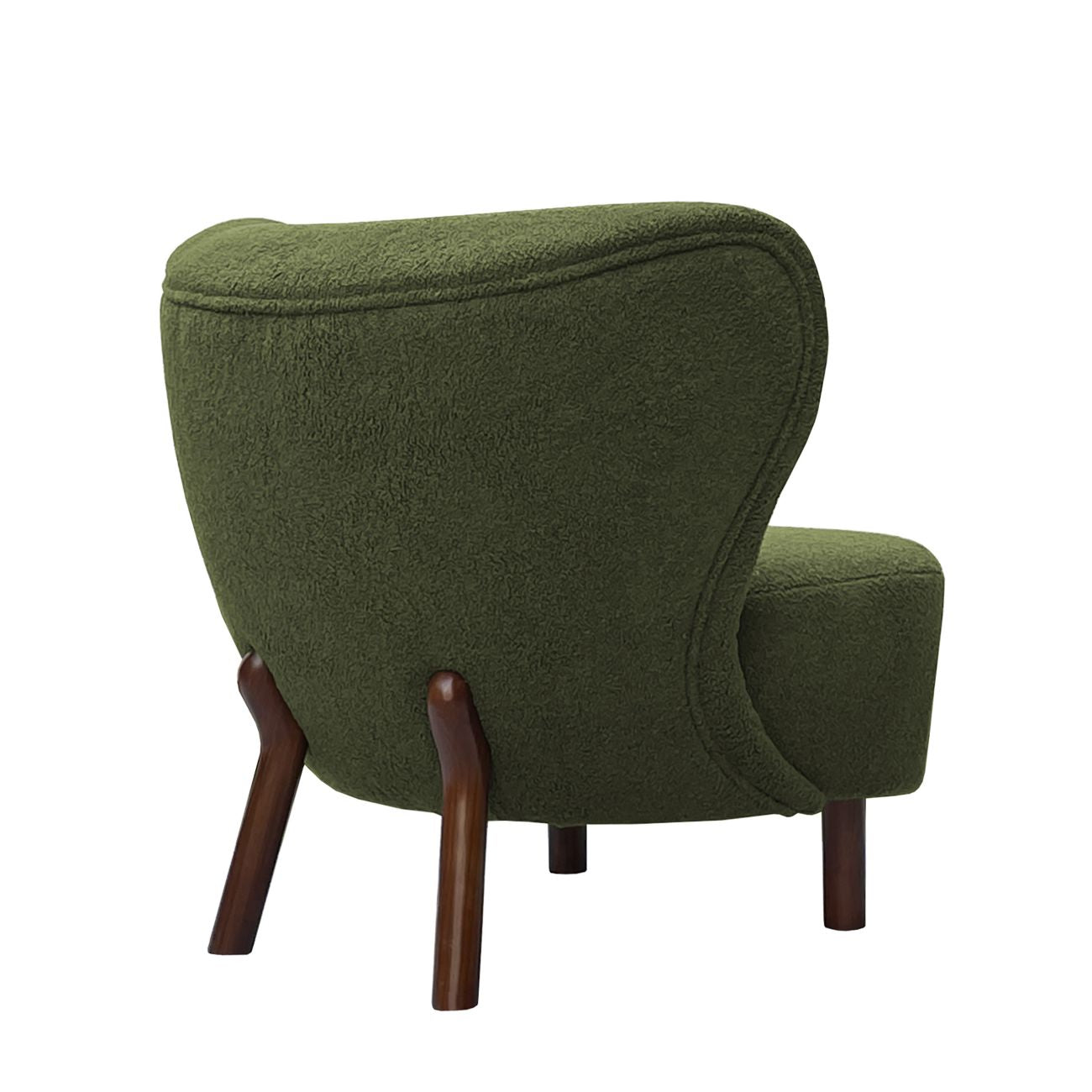 Chaise d'appoint Julia Boucle Vert Chasseur