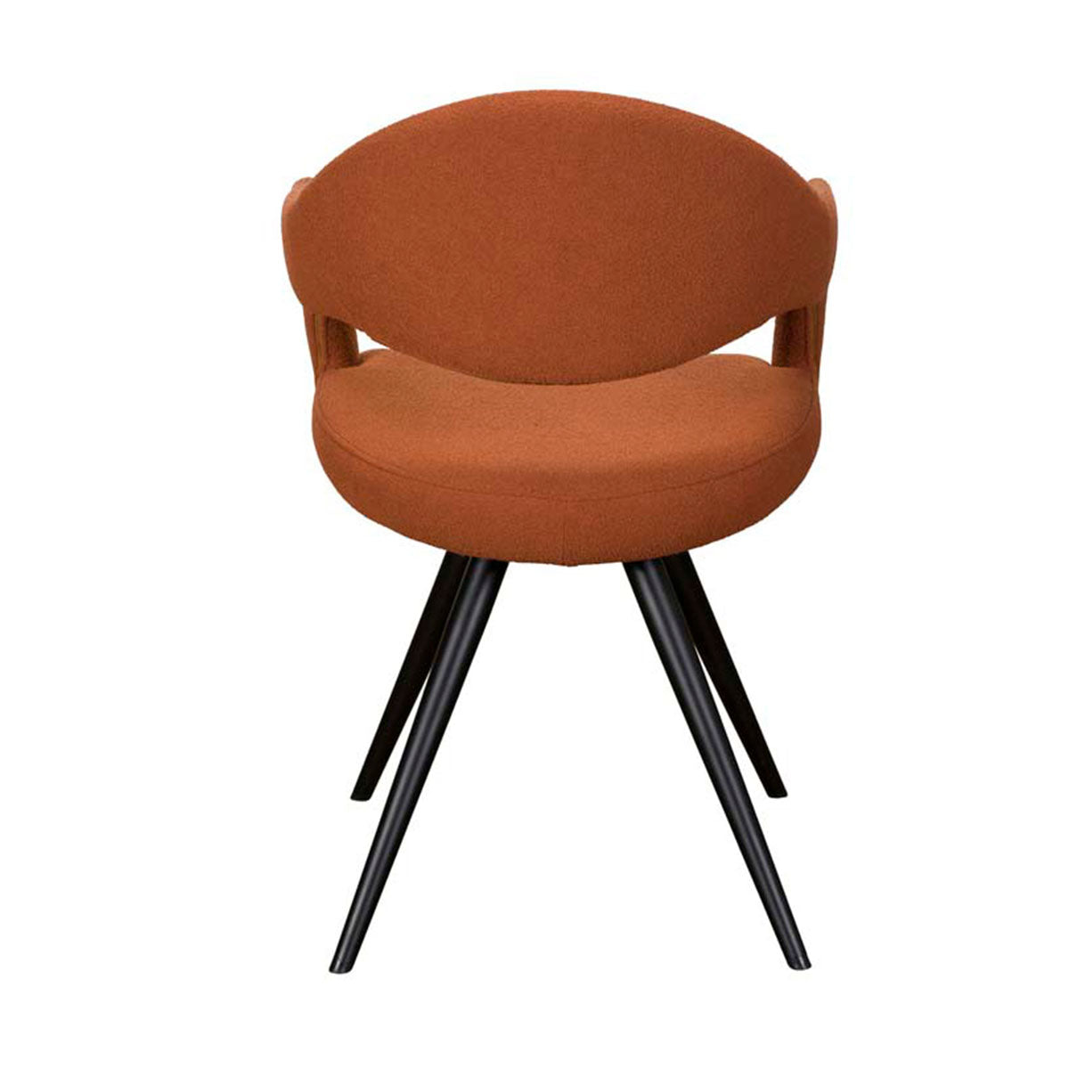 Fauteuil Jasmine Boucle Orange