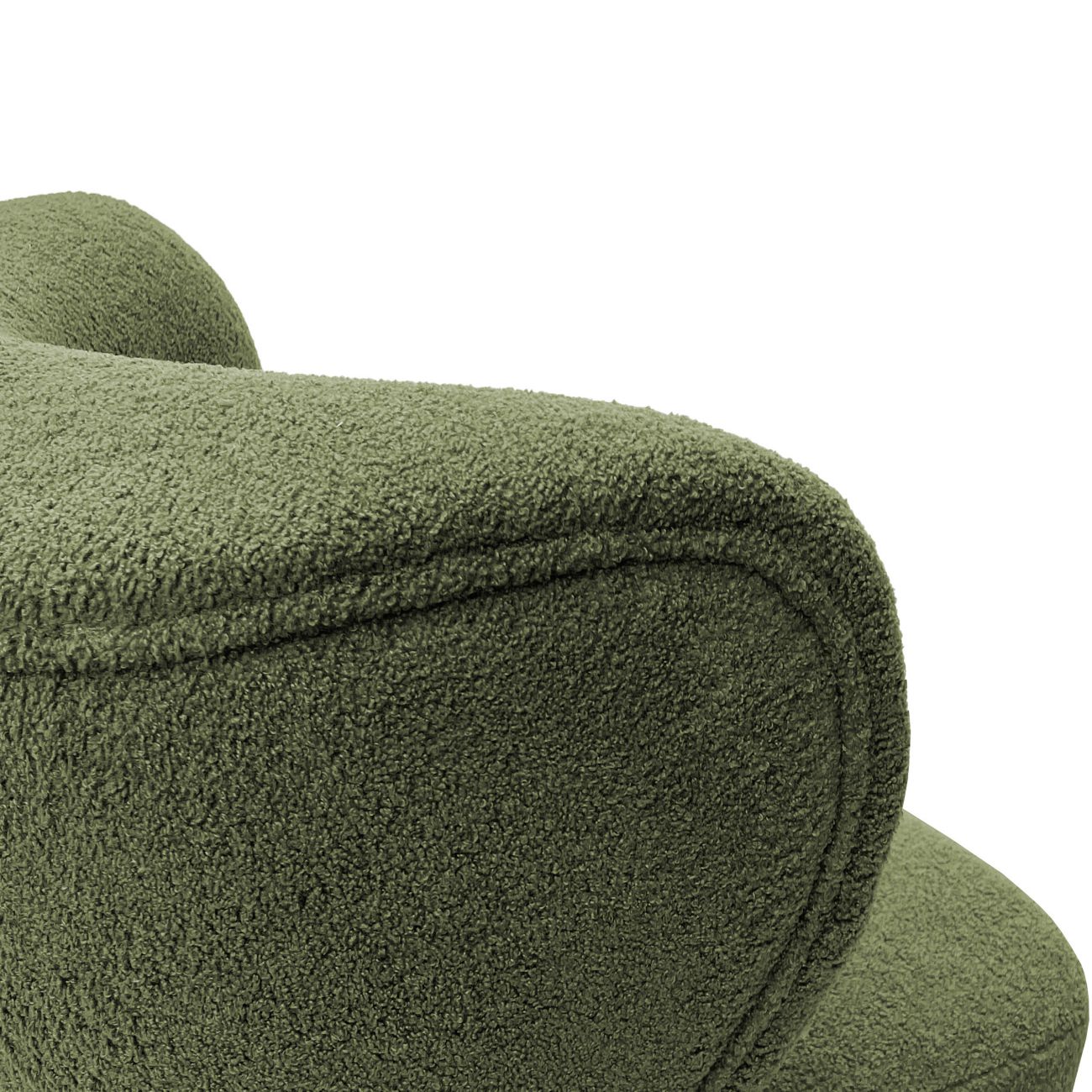 Chaise d'appoint Julia Boucle Vert Chasseur