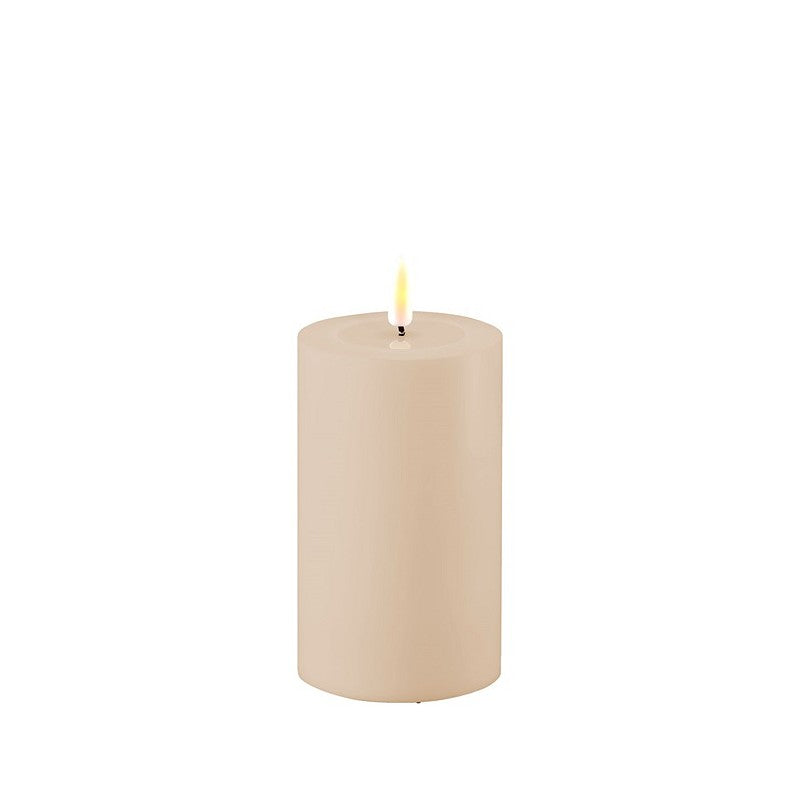 Dust Sand Real Flame Outdoor LED Candle 7.5x12.5cm