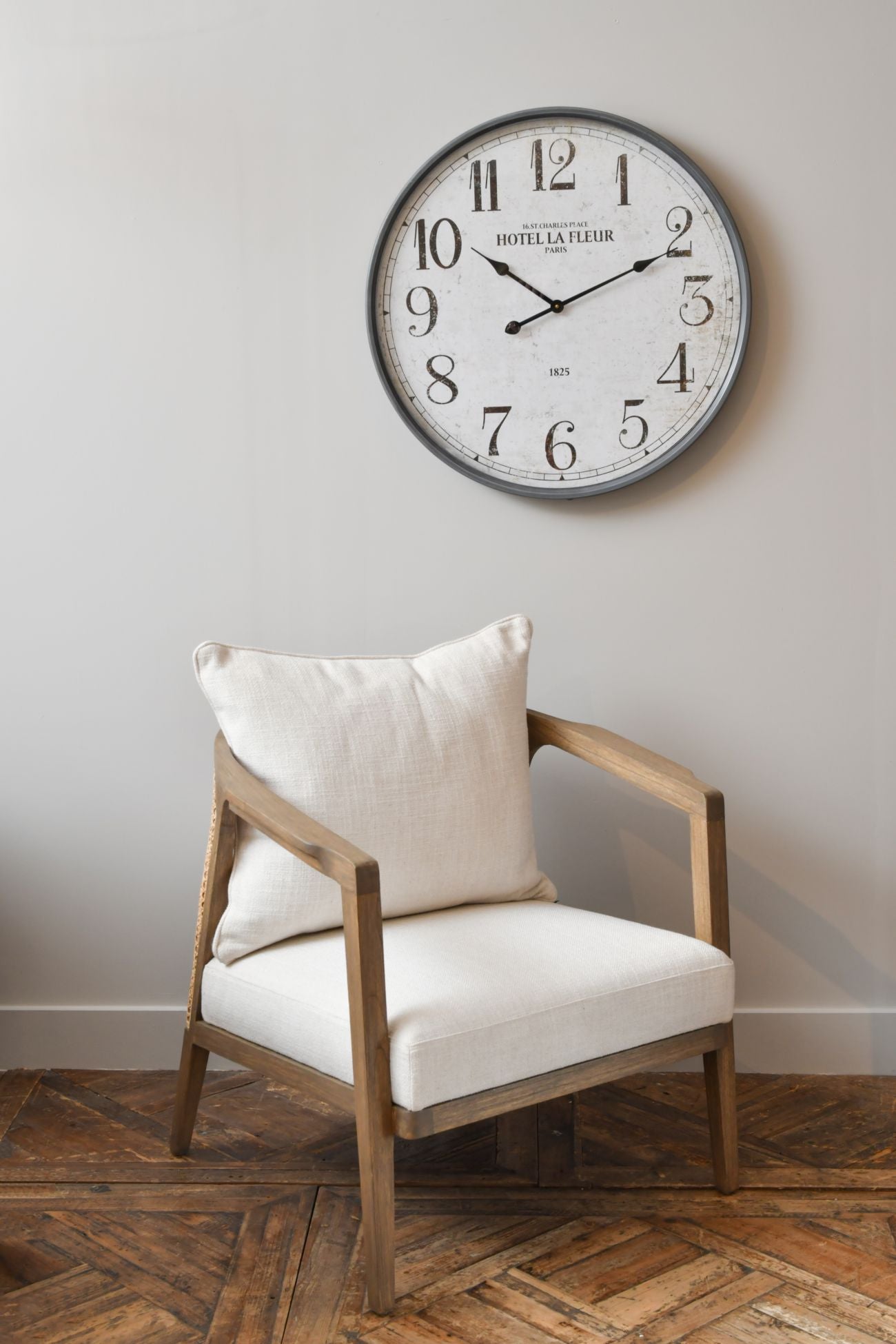 Hotel La Fleur Wall Clock